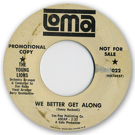 Loma records. Label scans of rare Loma 45 rpm vinyl records.Loma 2022: The Young Lions - We better get along