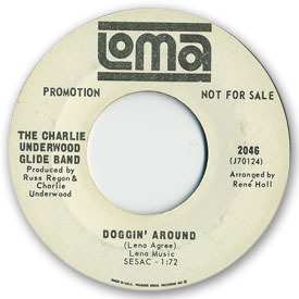 Loma records. Label scans of rare Loma 45 rpm vinyl records.   Loma record label scans. Loma 2046: Charlie Underwood Glide Band - Doggin' around