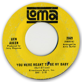 Loma records. Label scans of rare Loma 45 rpm vinyl records.   Northern soul. Loma 2069 Ben Aiken - You were meant to be my baby