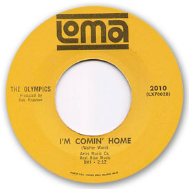 The Olympics - I'm comin' home - on Loma Records
