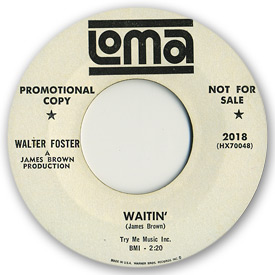 Walter Foster - Waitin' - on Loma Records