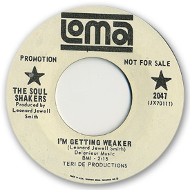 Loma records. Label scans of rare Loma 45 rpm vinyl records.   Loma 2047: The Soul Shakers - I'm getting weaker