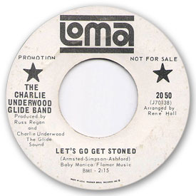 Loma records. Label scans of rare Loma 45 rpm vinyl records.   Loma 2050: Charlie Underwood Glide Band - Let's go get stoned