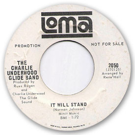 Loma records. Label scans of rare Loma 45 rpm vinyl records.   Loma 2050: Charlie Underwood Glide Band - It will stand