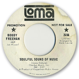 Loma records. Label scans of rare Loma 45 rpm vinyl records.   Loma 2056: Bobby Freeman - Soulful sound of music