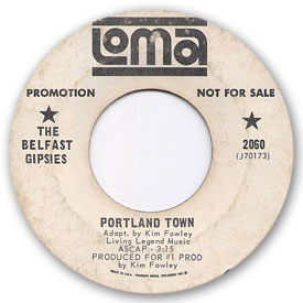 Loma records. Label scans of rare Loma 45 rpm vinyl records. Loma 2060: The Belfast Gipsies - Portland town